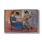 Domino Players, 1921 - Floater Framed Canvas Print