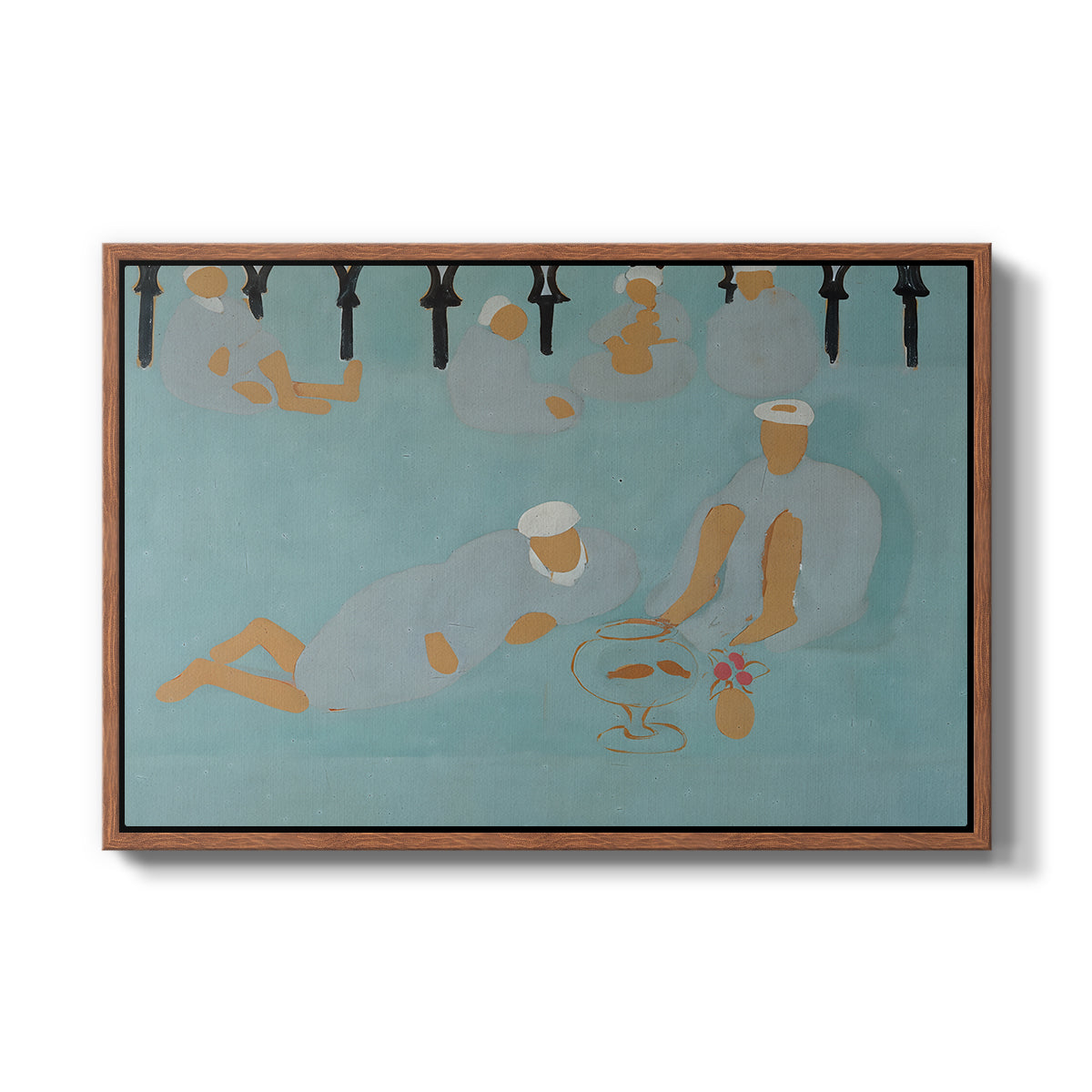Arab Coffeehouse (Le café Maure), 1913 - Floater Framed Canvas Print
