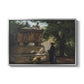 A Catholic Priest in Front of a Sarcophagus, c. 1857 - Floater Framed Canvas Print
