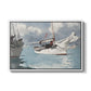 Fishing Boats, Key West, 1903 - Floater Framed Canvas Print