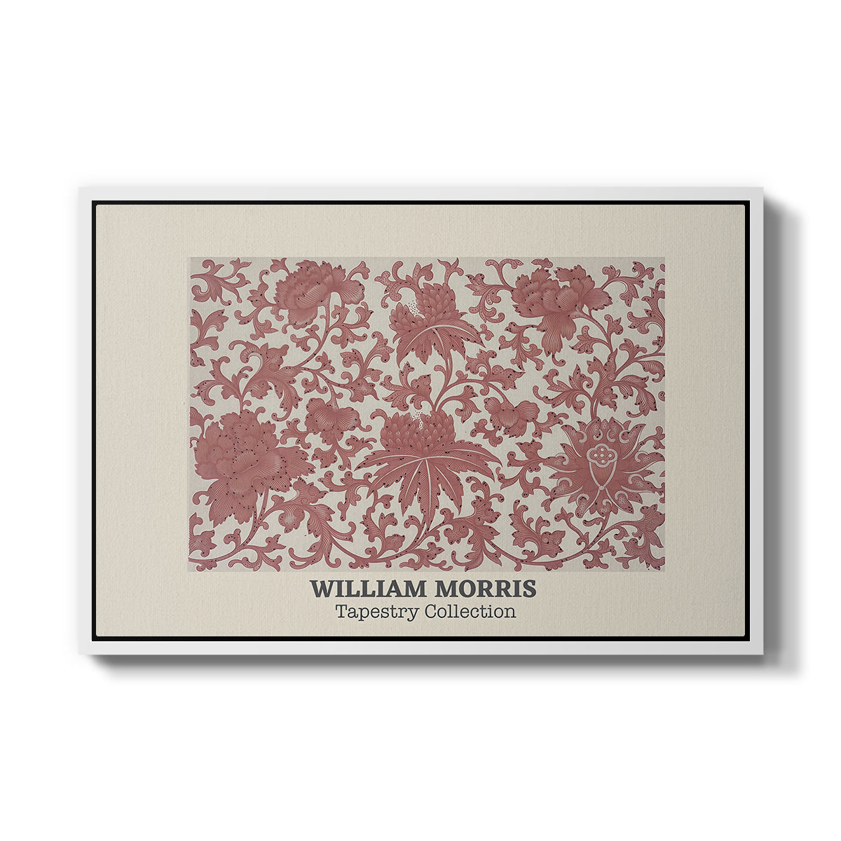 Examples of Chinese Ornament, Pl. XCIII (Morris Inspired), 1867 - Floater Framed Canvas Print