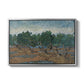 Olive Trees, 1889 - Floater Framed Canvas Print