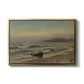 Storm at Rügen, 1882 - Floater Framed Canvas Print