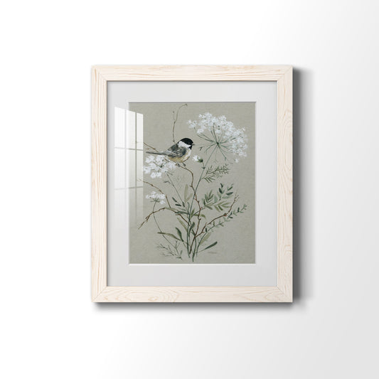 Bouquet of Grace Bird I - Barnwood Framed Art Print