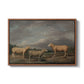 Ryelands Sheep, the King's Ram, the King's Ewe and Lord Somerville's Wether, c. 1801-1807 - Floater Framed Canvas Print