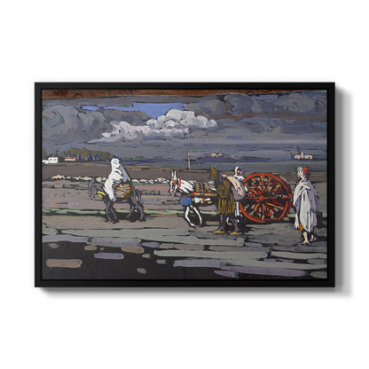 Country Road (Landstrasse), 1905 - Floater Framed Canvas Print