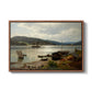 By the Water, 1876 - Floater Framed Canvas Print