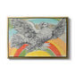 Flying Dove with Rainbow (Colombe volant à l'Arc-en-ciel), 1952 - Floater Framed Canvas Print