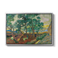 The Garden of Saint-Paul Hospital, 1889 - Floater Framed Canvas Print