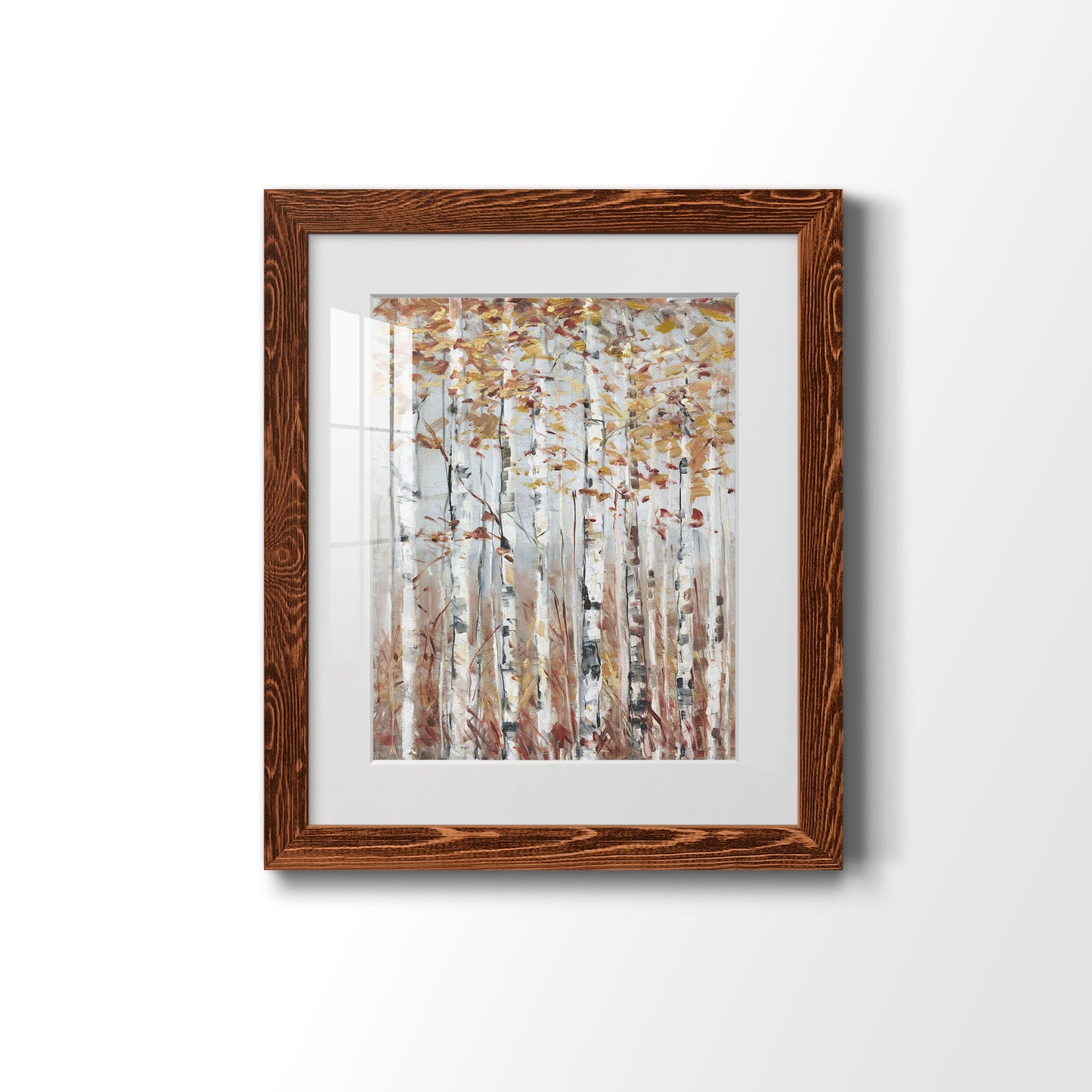 Copper Forest - Premium Framed Print - Distressed Barnwood Frame - Ready to Hang