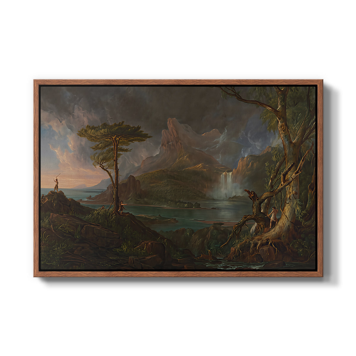 A Wild Scene, 1831-1832 - Floater Framed Canvas Print