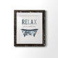 Palm Bath I - Barnwood Framed Art Print