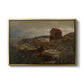 A Fisherman's Home, Lillesand, 1858 - Floater Framed Canvas Print