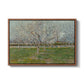 Orchard in Blossom (Plum Trees), 1888 - Floater Framed Canvas Print