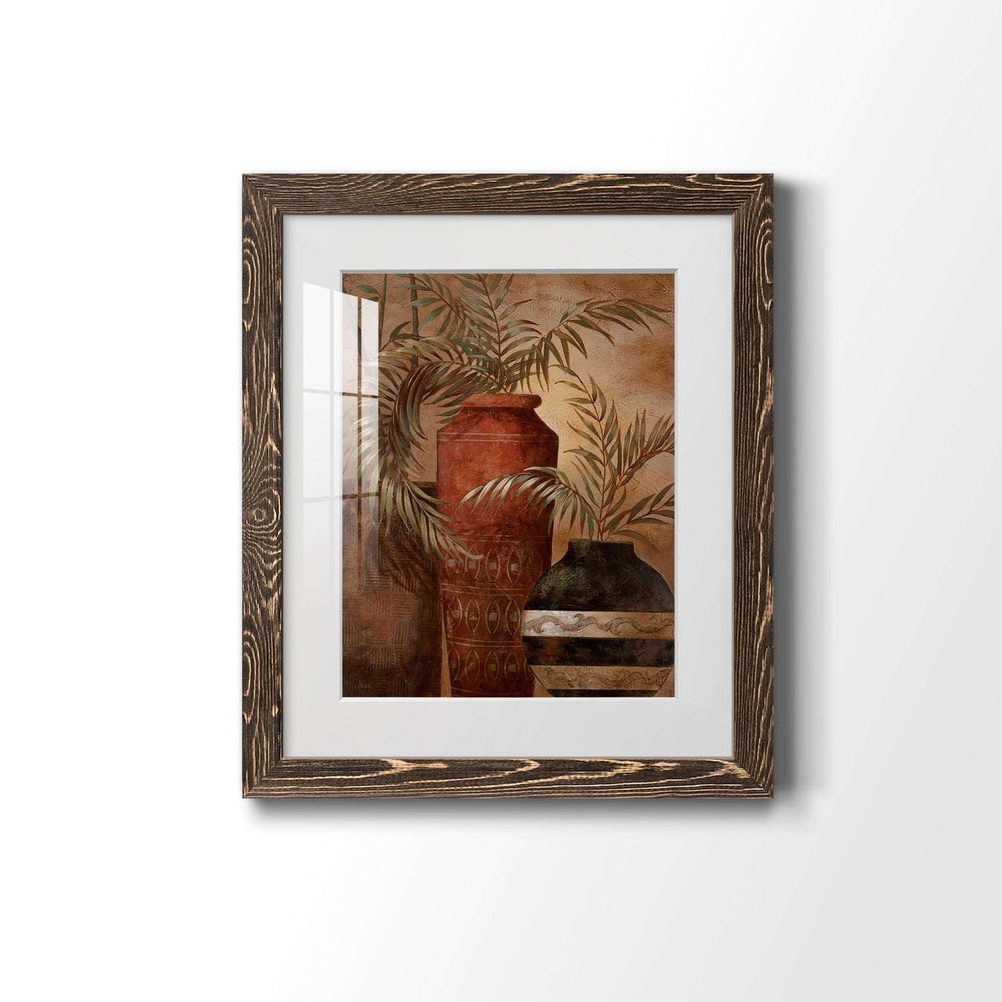 Exotic Vacation I - Barnwood Framed Art Print