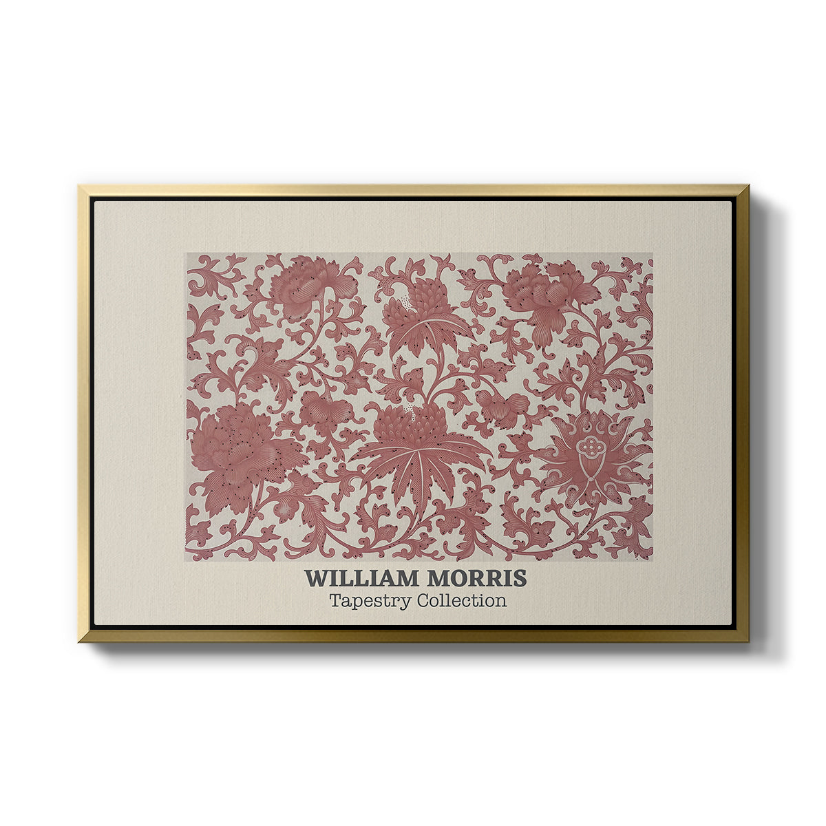 Examples of Chinese Ornament, Pl. XCIII (Morris Inspired), 1867 - Floater Framed Canvas Print