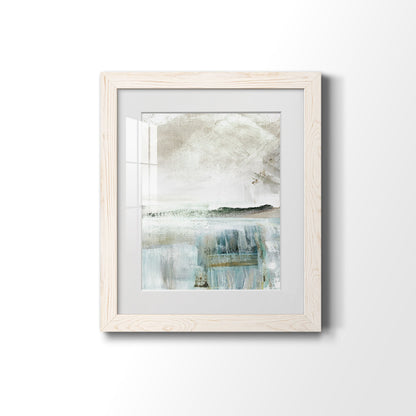 Summer Teal II - Premium Framed Print - Distressed Barnwood Frame - Ready to Hang