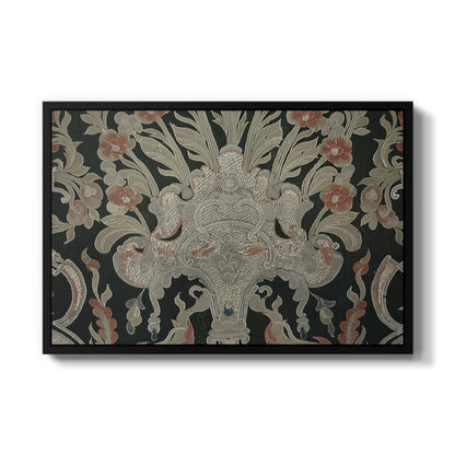 Hanging (Printed Textile), c. 18th Century - Floater Framed Canvas Print