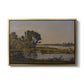 Landscape with a River, 1892 - Floater Framed Canvas Print
