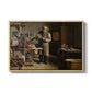 The Plate Printer, 1875 - Floater Framed Canvas Print