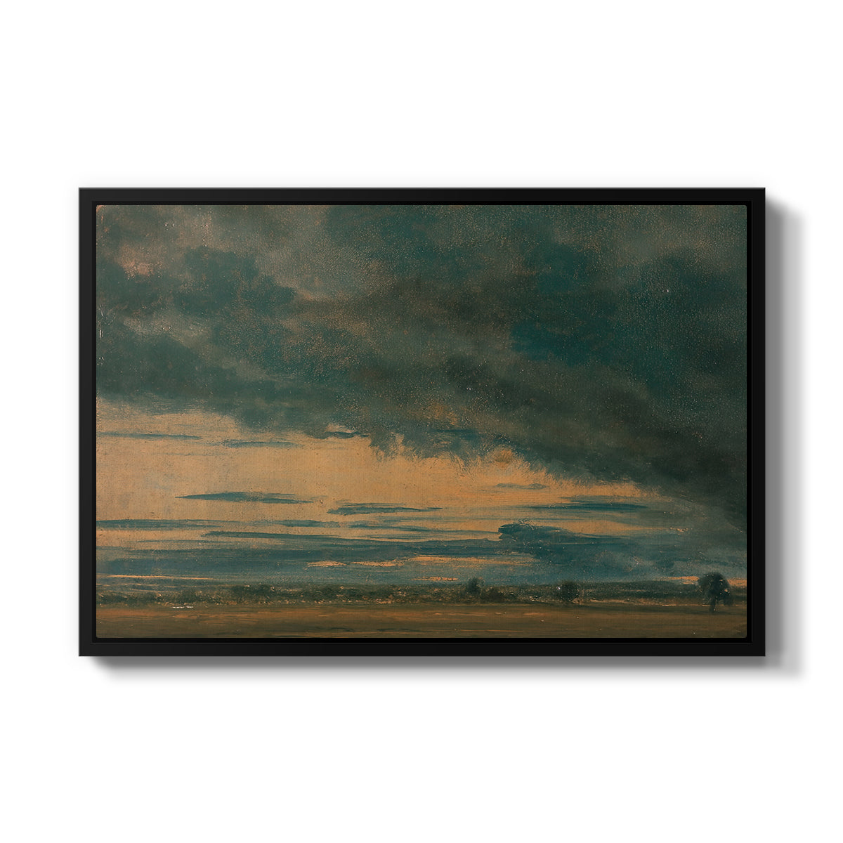 Cloud Study, c. 1821 - Floater Framed Canvas Print