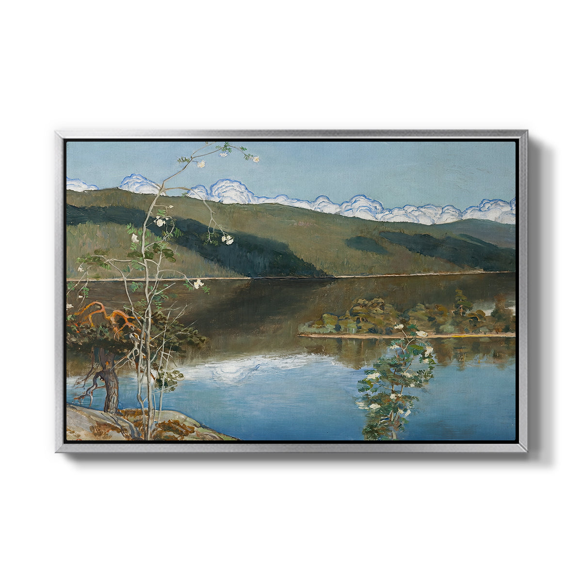Thunderclouds on the Horizon, 1897 - Floater Framed Canvas Print