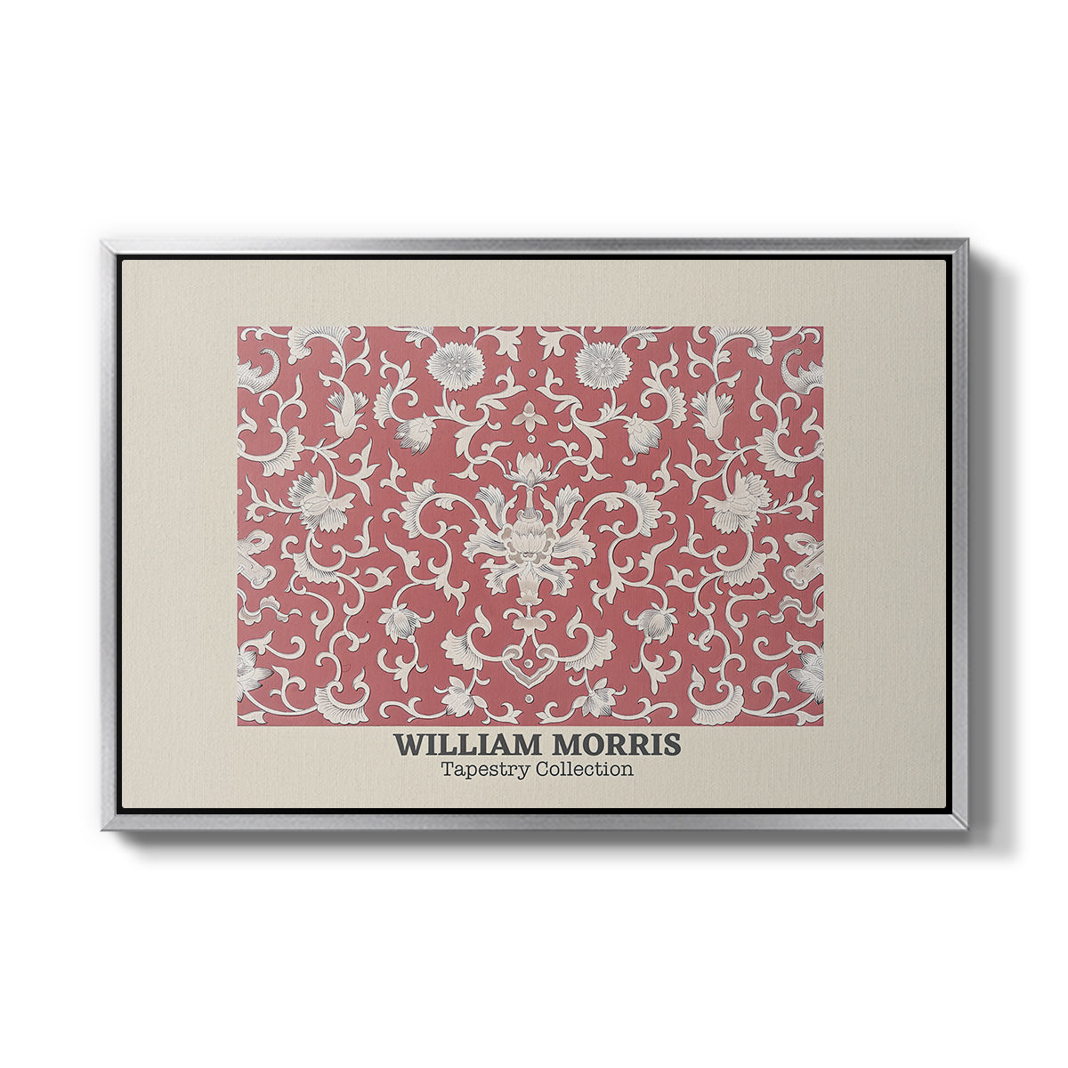 Examples of Chinese Ornament, Pl. XCV (Morris Inspired), 1867 - Floater Framed Canvas Print