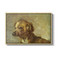 Cliper, the Artist's Dog, 1895 - Floater Framed Canvas Print