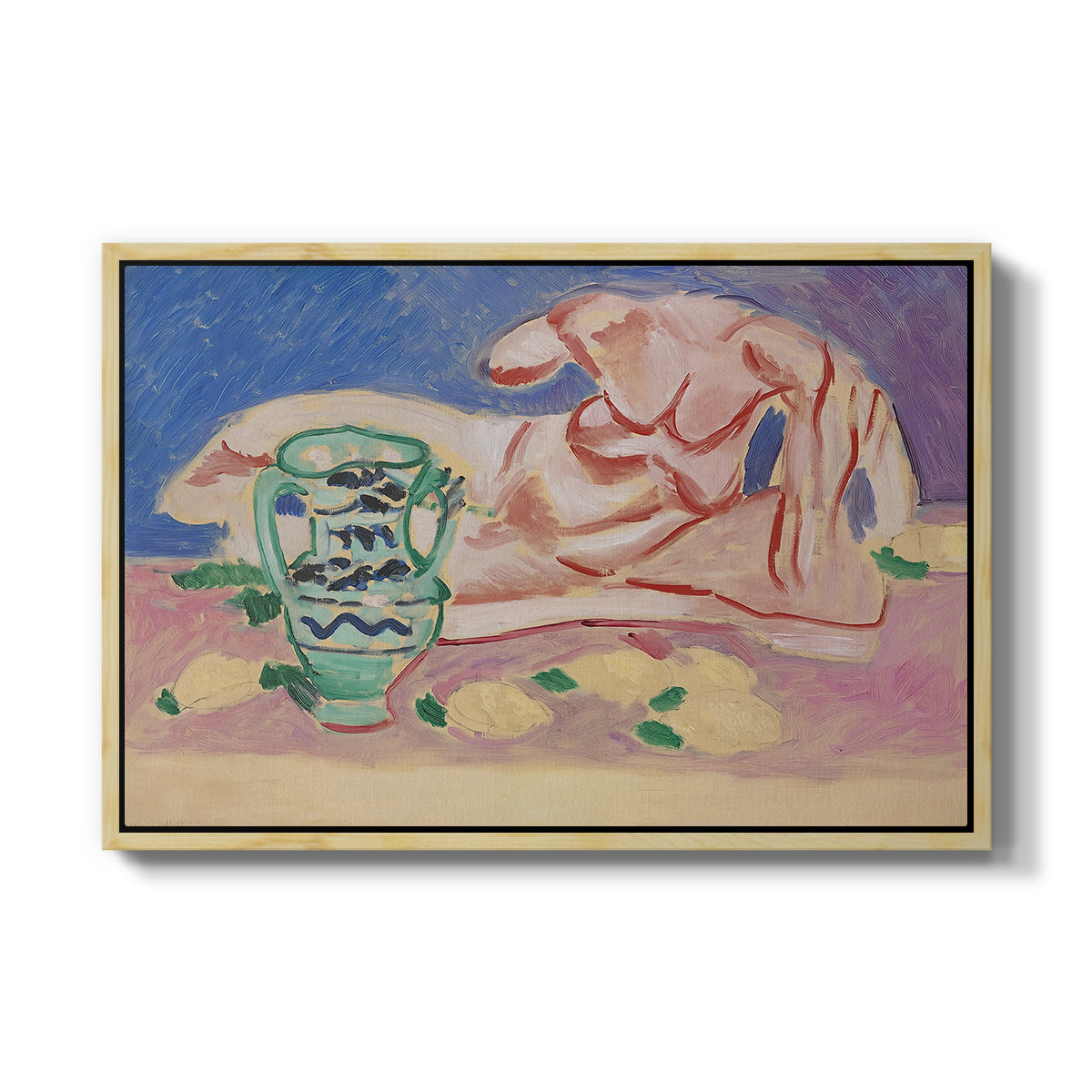 Ilyssus from the Parthenon, 1908 - Floater Framed Canvas Print