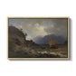 From the Western Coast of Norway, 1862 - Floater Framed Canvas Print