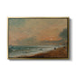 Hove Beach, c. 1824-1826 - Floater Framed Canvas Print