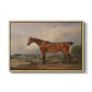 A Hunter in a Landscape, c. 1810 - Floater Framed Canvas Print