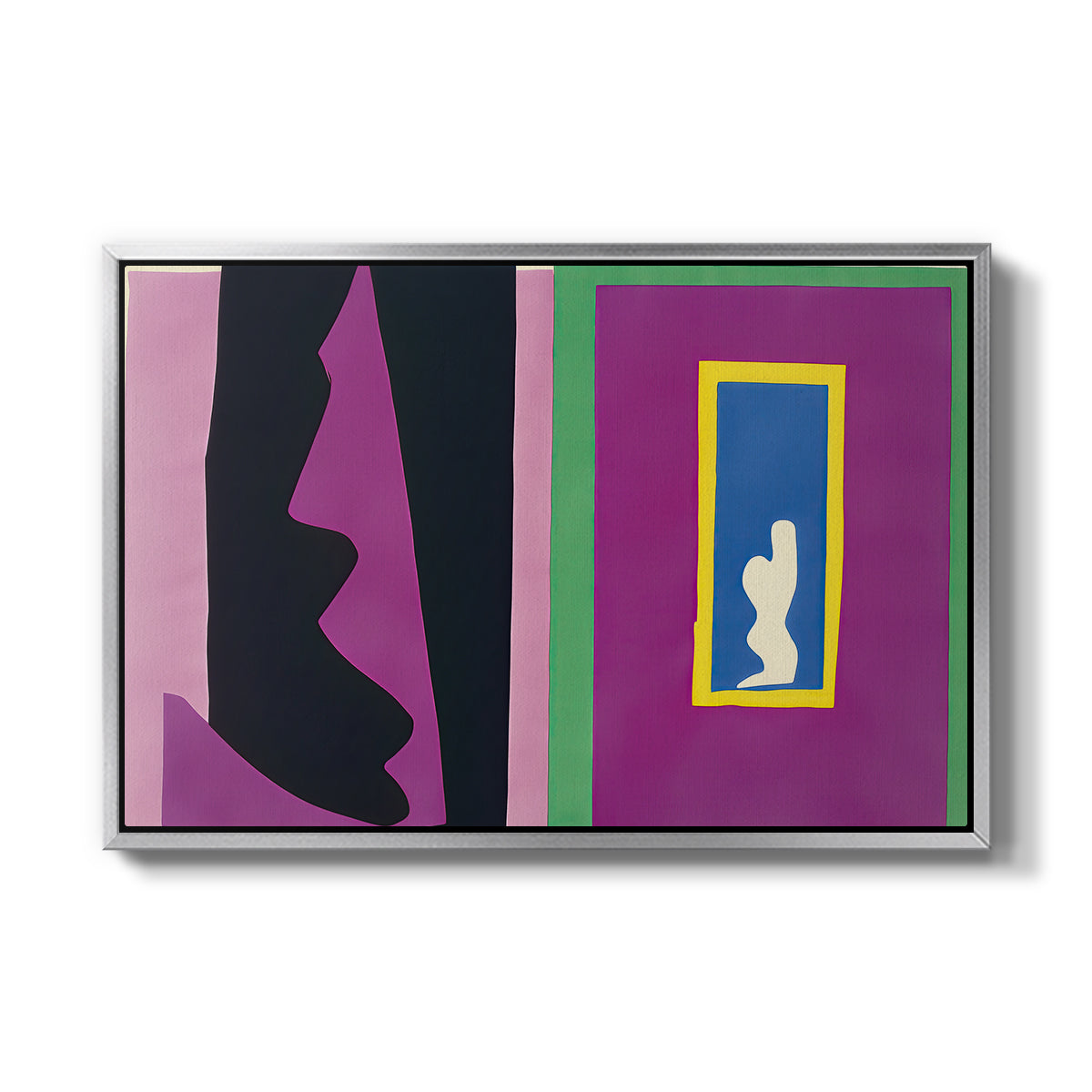 Destiny (Le destin), from Jazz, 1947 - Floater Framed Canvas Print