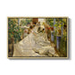 Sewing the Sail, 1896 - Floater Framed Canvas Print