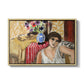 Woman Seated in an Armchair, c. 1920 - Floater Framed Canvas Print