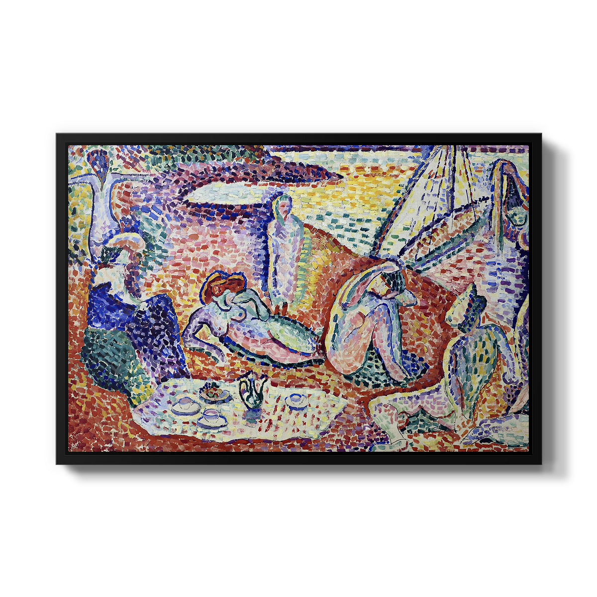 Luxe, Calme et Volupté, 1904 - Floater Framed Canvas Print