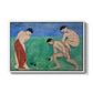 Game of Bowls, 1908 - Floater Framed Canvas Print