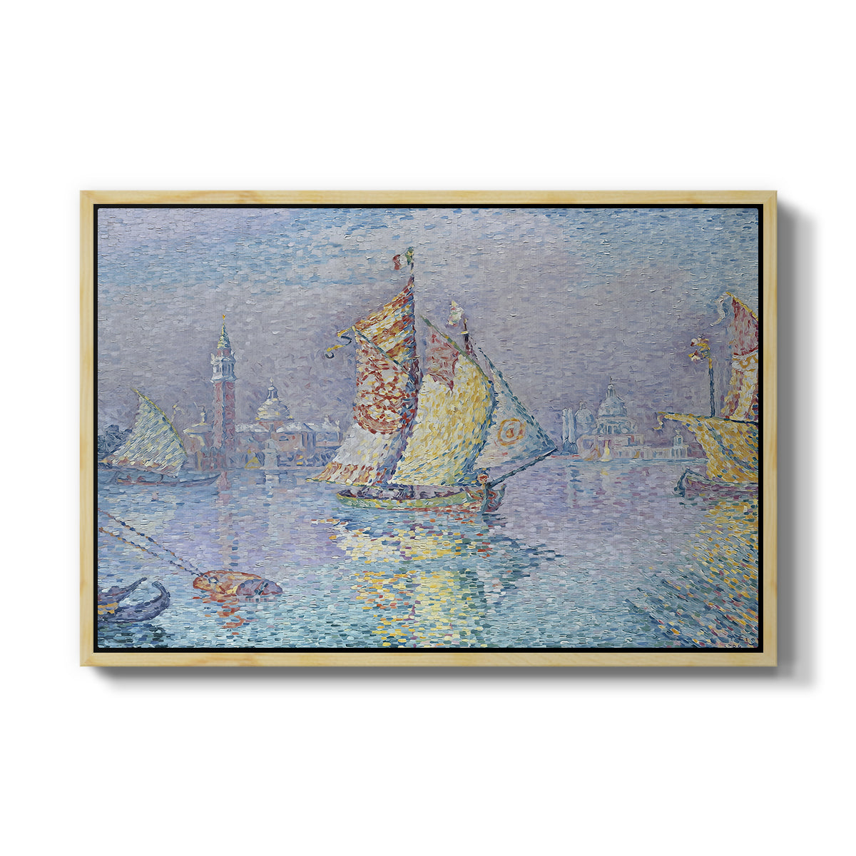 Venice, the Yellow Sail, 1904 - Floater Framed Canvas Print