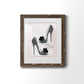 Shoes That Dazzle I - Barnwood Framed Art Print
