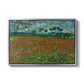 Field with Poppies, 1889 - Floater Framed Canvas Print