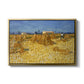 Wheat Field with Sheaves (Harvest in Provence), 1888 - Floater Framed Canvas Print