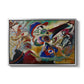 Fragment 2 for Composition VII, 1913 - Floater Framed Canvas Print
