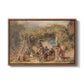Figures and Animals in a Vineyard, c. 1829 - Floater Framed Canvas Print