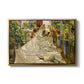Sewing the Sail, 1896 - Floater Framed Canvas Print