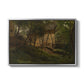 German Farm, 1859 - Floater Framed Canvas Print