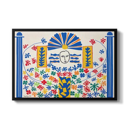 Apollo (Apollon), 1953 - Floater Framed Canvas Print