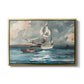 Sloop, Nassau, 1899 - Floater Framed Canvas Print