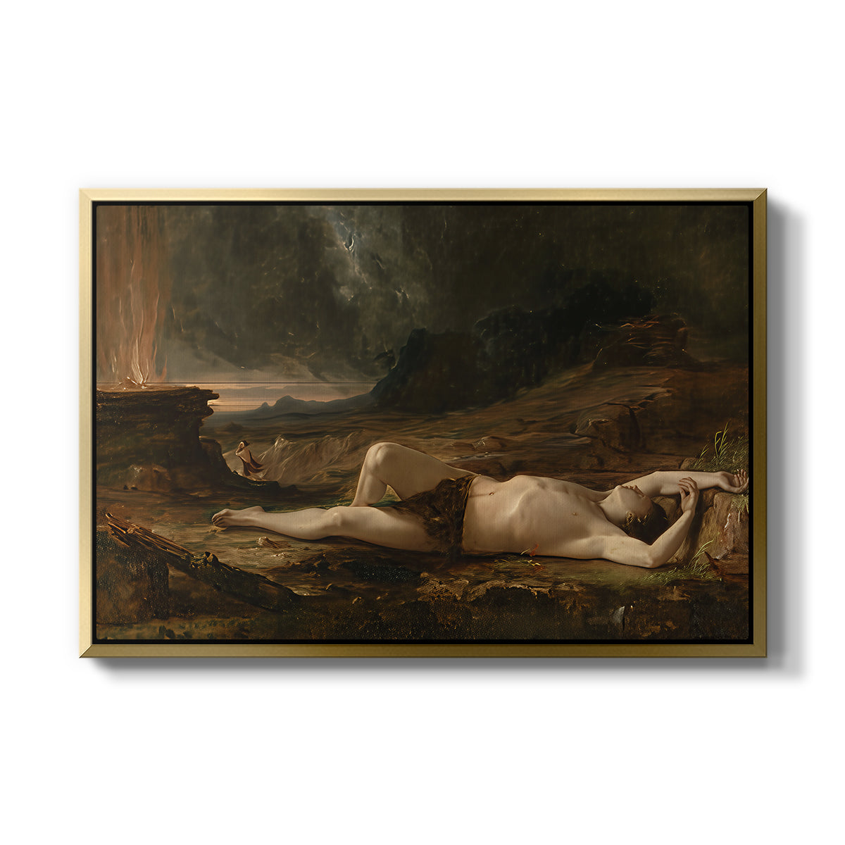 The Dead Abel, 1832 - Floater Framed Canvas Print