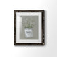 Bouquet of Grace Bucket Gather - Barnwood Framed Art Print