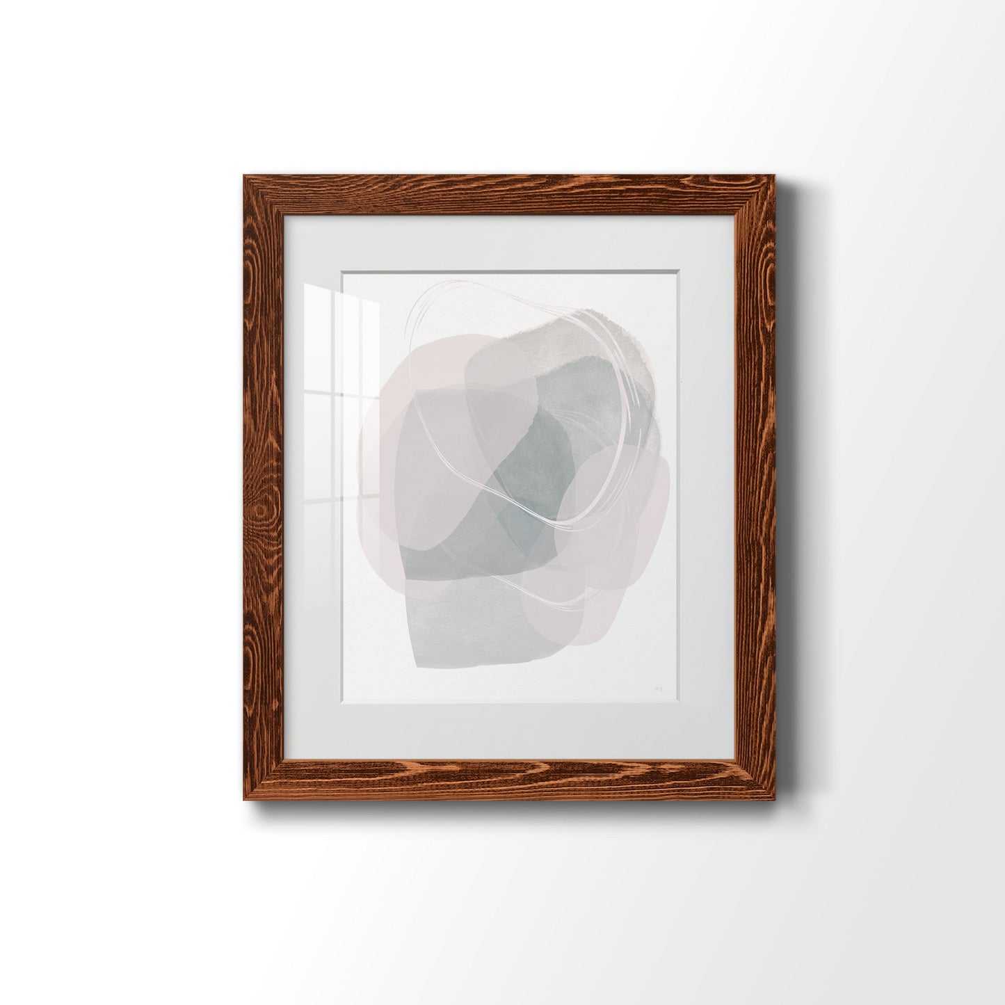 River Jewels I - Barnwood Framed Art Print